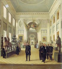 Interior of the Armoury Chamber in the Kremlin by Nikolai Alexeyevich Burdin