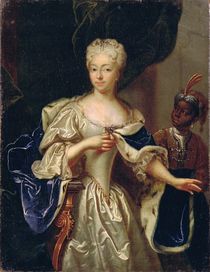 Portrait of Princess Charlotte of Brunswick-Luneburg by Johann Paul Luedden