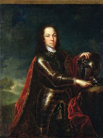 Portrait of Tsarevich Alexei Petrovich of Russia von Johann Paul Luedden