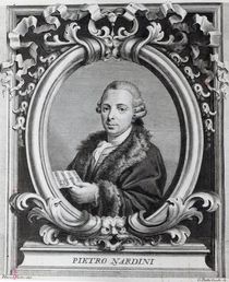 Pietro Nardini, engraved by G. Batta Cechi von Italian School