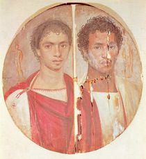 Portrait of two brothers von Roman Period Egyptian