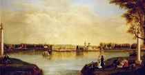 View of the Kuskovo Palace. 1839 by Nikolay Ivanovich Podklyuchnikov