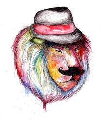 Stylish Lion by Jessica May