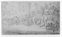 In Bloomsbury Square during the heat wave by George the Elder Scharf
