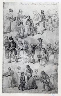 Delivering Dinner, 1841 von George the Elder Scharf
