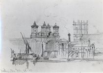 Sketch of Westminster, 1860 by George the Elder Scharf