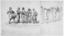 London Street Musicians, c.1820-30 by George the Elder Scharf