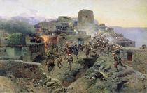The Capture of Aul Gimry, 17th October 1832 by Franz Roubaud