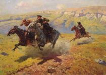 Duel, 1905 by Franz Roubaud