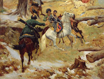 The Death of Major General Sleptsov in Chechnya by Franz Roubaud