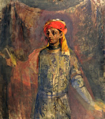 Portrait of Mikhail Kuzmin von Nikolaj Nikolaevic Sapunov