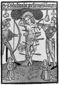 The Martyrdom of St. Sebastian by German School