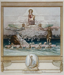 Illustration from Dante's 'Divine Comedy' by Franz von Bayros