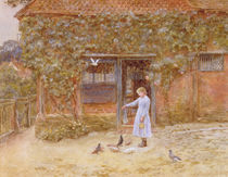 A cottage at Shere, c.1875 by Helen Allingham