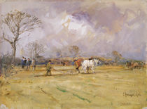 The Plough Team, 1905 by John Atkinson