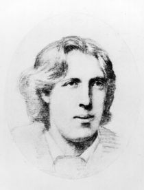 Portrait of Oscar Wilde by French School
