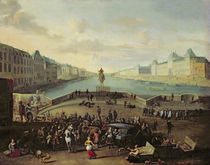The Pont Neuf, Paris, 1665-69 von Flemish School