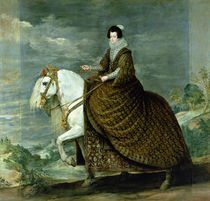 Equestrian portrait of Elisabeth de France von Diego Rodriguez de Silva y Velazquez
