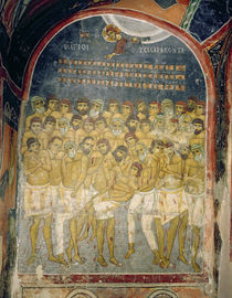 The Forty Martyrs of Sebaste von Byzantine School