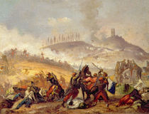 The Battle of Solferino by Italian School
