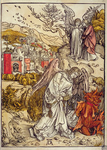 Angel with the Key of the Abyss by Albrecht Dürer