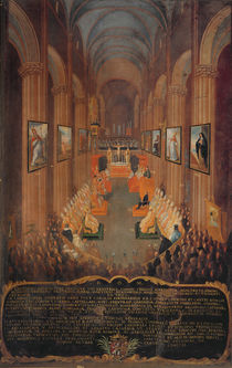 Opening session of the Council of Trent in 1545 von Niccolo Dorigati