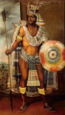 Portrait of Montezuma II von European School