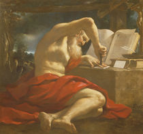 St. Jerome sealing a letter von Guercino