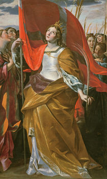 St. Ursula and the virgins by Giovanni Lanfranco