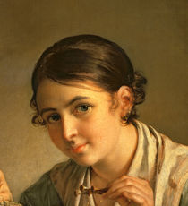 The Lacemaker, 1823 by Vasili Andreevich Tropinin
