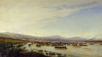 The Russian Army crossing the Danube in June 1877 von Aleksei Petrovich Bogolyubov