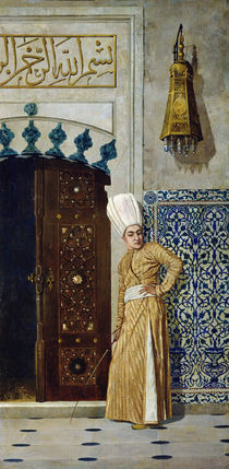 A eunuch before the door of the harem by Vasili Vasilievich Vereshchagin