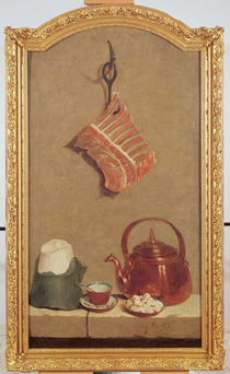 Still Life with meat, kettle by Jean-Baptiste Oudry