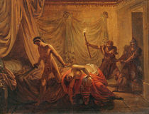 The Death of Cleonice The by Jacques Louis David