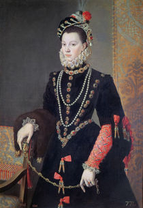Elizabeth de Valois, c.1605 by Juan Pantoja de la Cruz