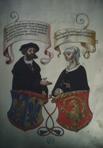 Georg Fugger and his wife Regina Imhoff von German School