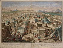 Military camp, c.1780 von Austrian School