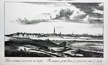 The Prospect of the Town of Glasgow from ye South by John Slezer