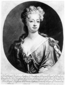 Sophia Dorothea, Queen of Prussia by Johann Leonhard Hirschmann