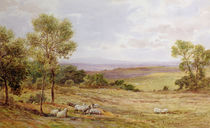 Cumberland hills from Wardrew House by James Aumonier