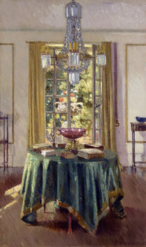 The Green Table Cloth, 1926 by Patrick William Adam