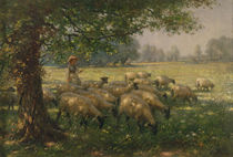 The Shepherdess von William Kay Blacklock