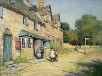 Cotswold village, 1917 by William Kay Blacklock
