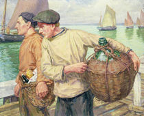 Breton fishermen, 1932 by Pierre Boissart