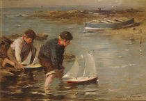 Starting the Race, 1902 by William Marshall Brown