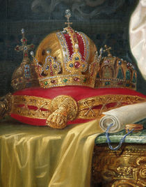 Detail from Franz Joseph I of Austria by Vienna Nedomansky Studio