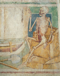 The Dance of Death: Death by the open tomb von Janez Kastav