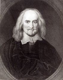 Thomas Hobbes from 'Gallery of Portraits' von English School