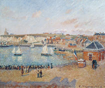 The Outer Harbour at Dieppe von Camille Pissarro