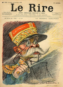 Caricature of General Zurlinden by Charles Leandre